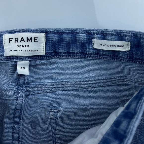 Frame Denim Le Crop Mini Boot Jeans S95-2 - Picture 3 of 6